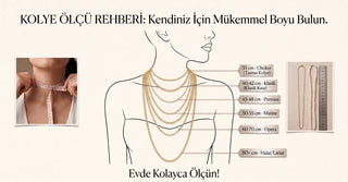 Kolye ölçü rehberi: choker, klasik, prenses, matine, opera ve lariat boyları